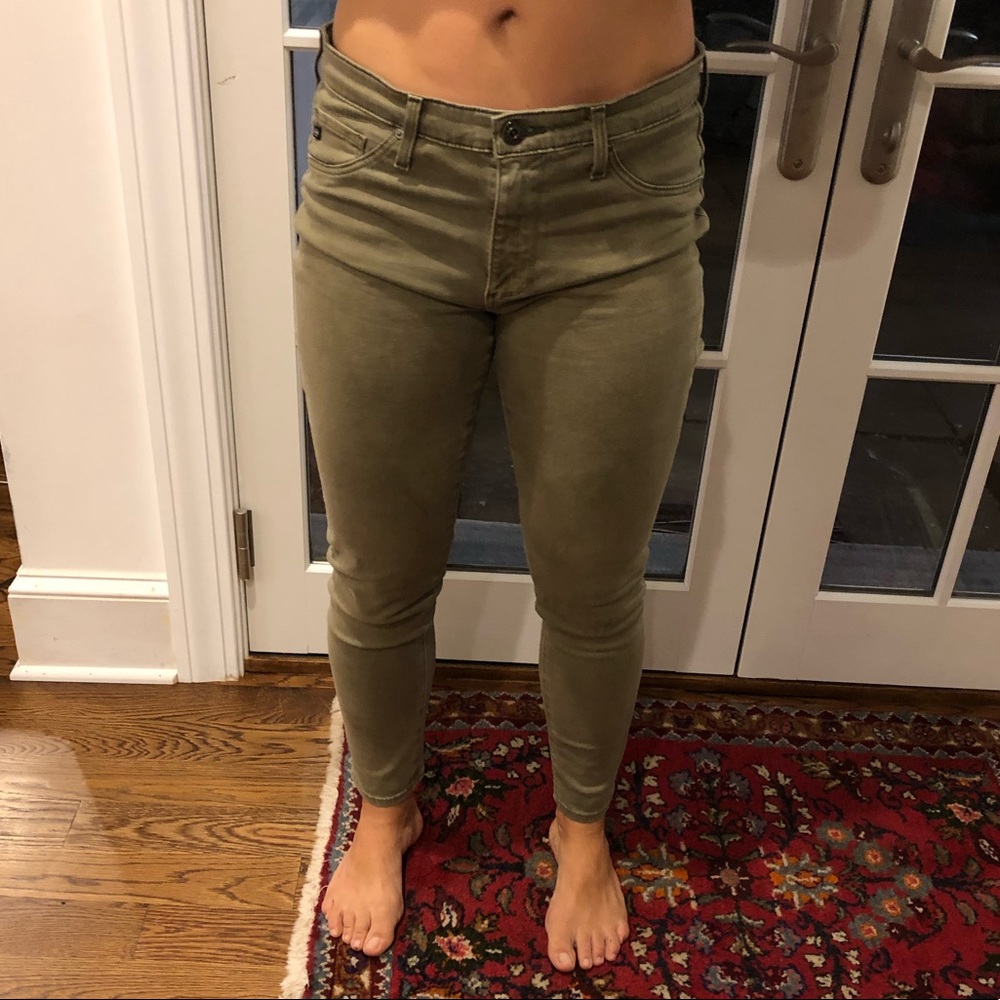 AG for Anthropologie the abbey ankle jeans